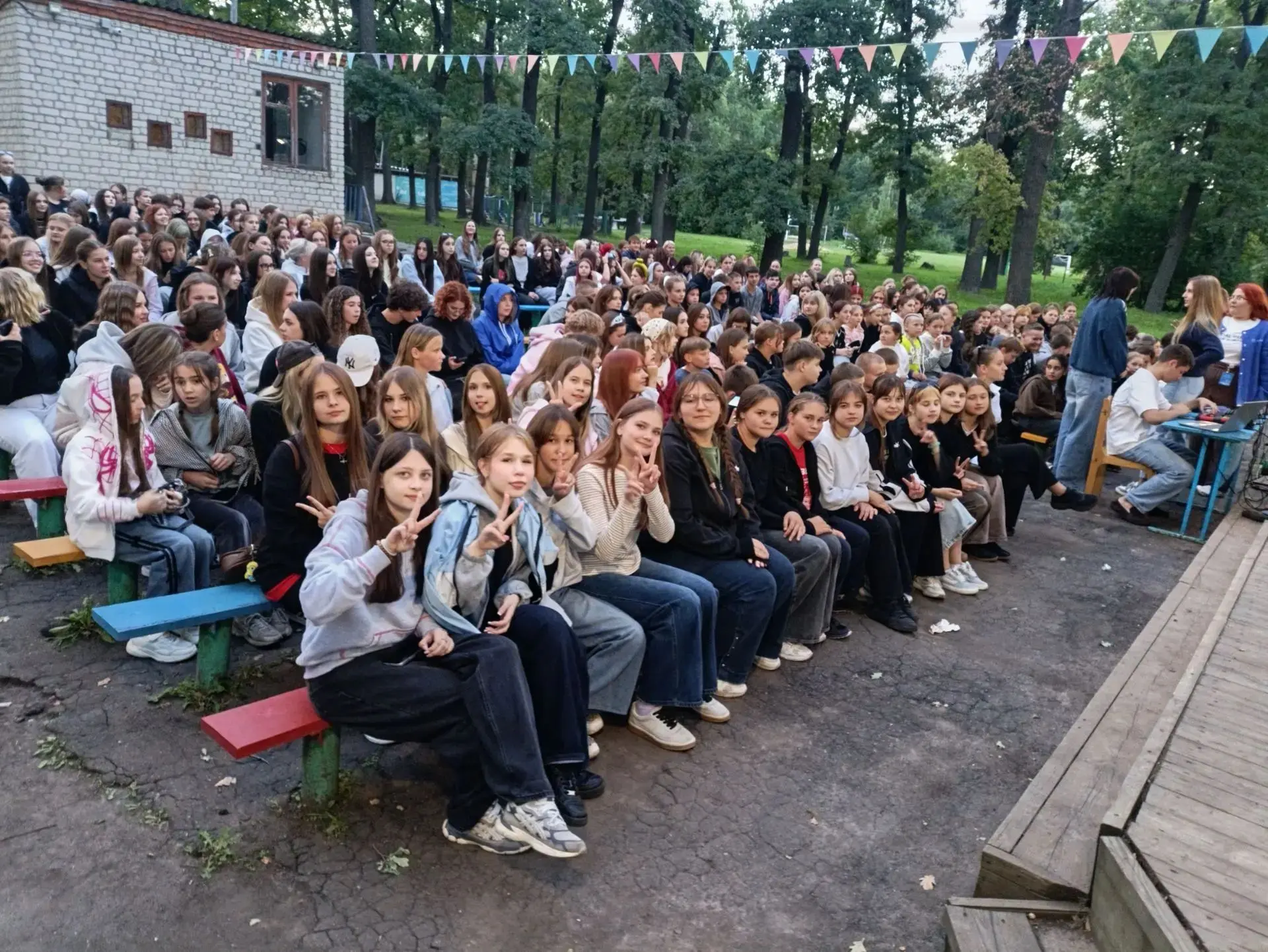 Второй день смены «Движения Первых» в ДОЛ «Ландыш» пролетел на одном дыхании! ⚡