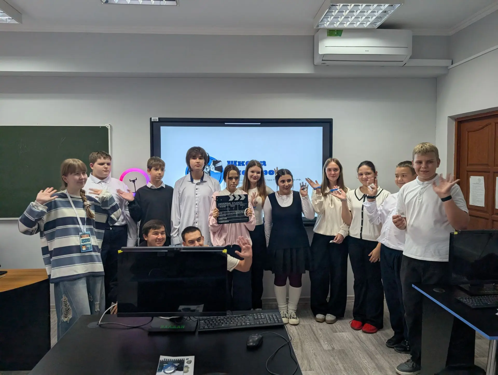 Сегодня наш 8 класс побывал на профориентационном мероприятии в ВЗФИ — Новороссийском ф...