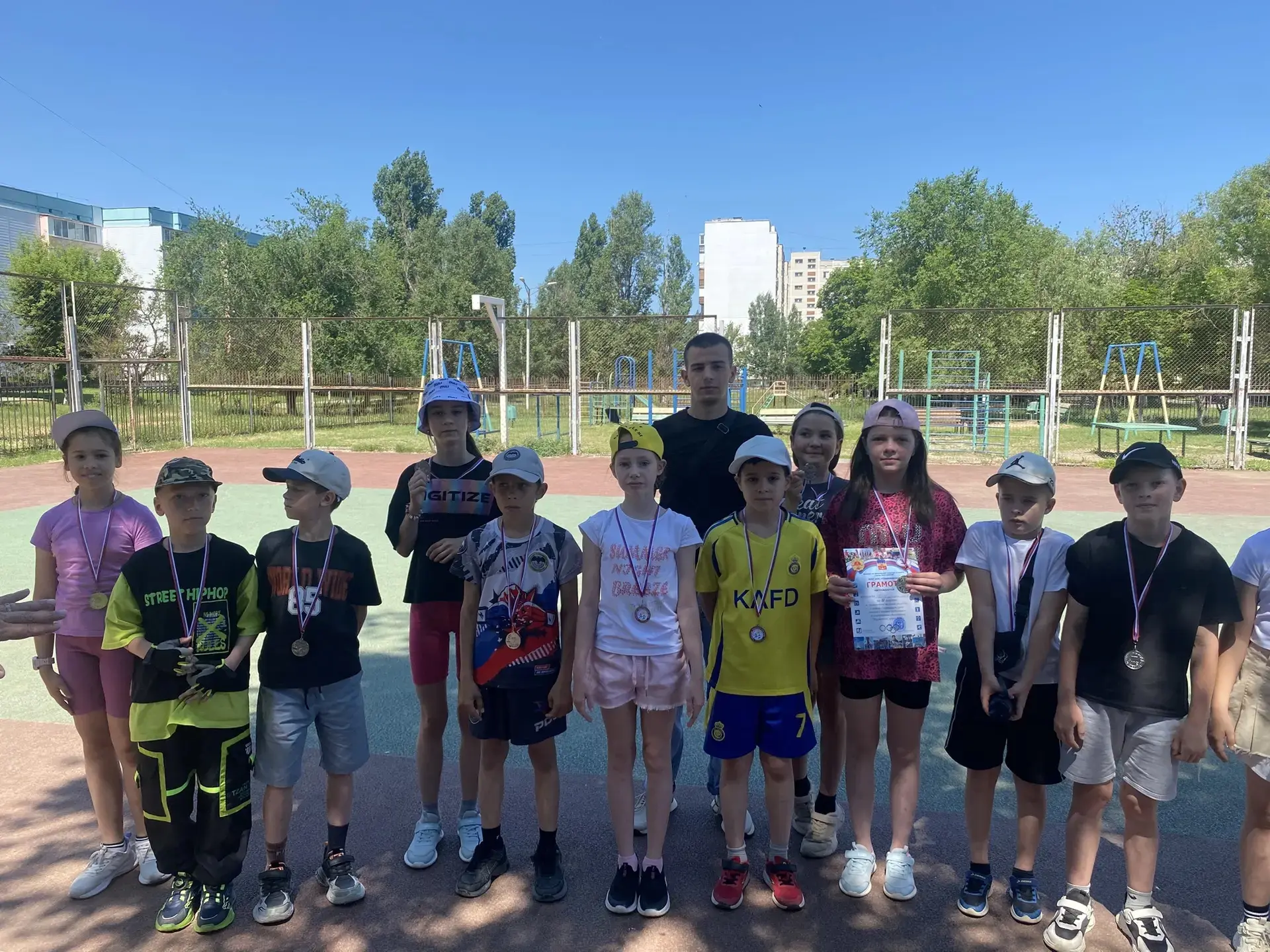 🏆 Мы — в числе лучших! 

С огромной радостью поздравляем команду нашего лагеря при МБОУ «Лицей №24»