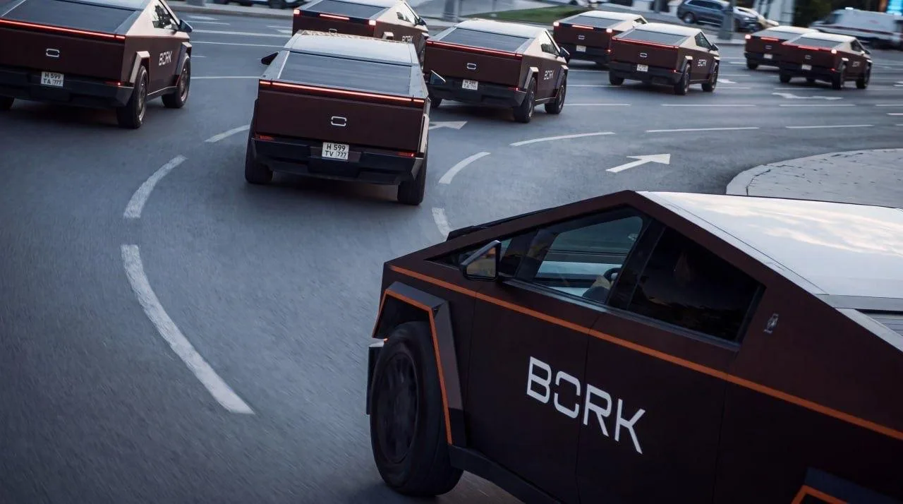 😱 Bork расширяет парк консьерж-доставки, пополняя его новыми футуристичными Tesla Cybertruck.

В ко