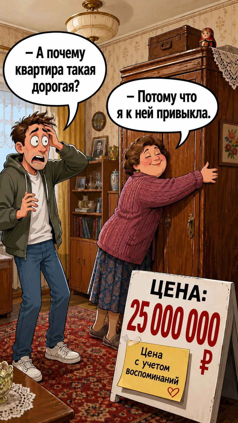 Когда в цену квартиры входят не только квадратные метры… 😄
