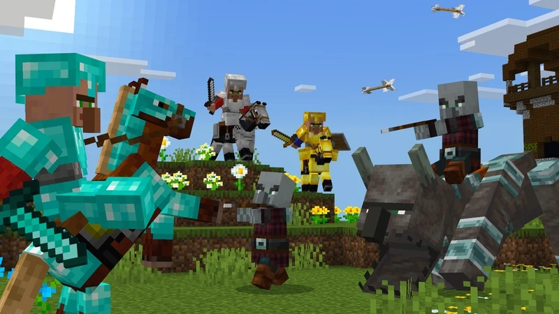 Add-on "RPG Villager" Дополнение RPG Villager заставит вашу деревню дать отпор!  🧙 Новые классы жите