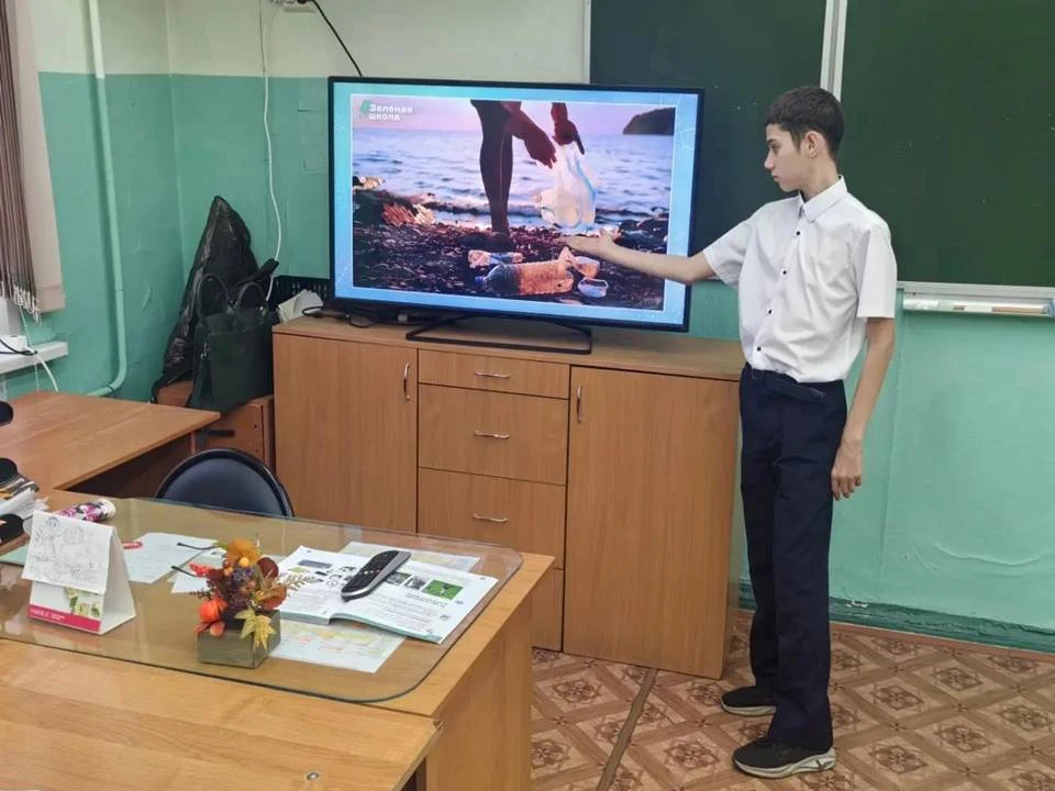 🌱 С заботой о планете: ученики нашей школы прошли «Зелёный курс»!