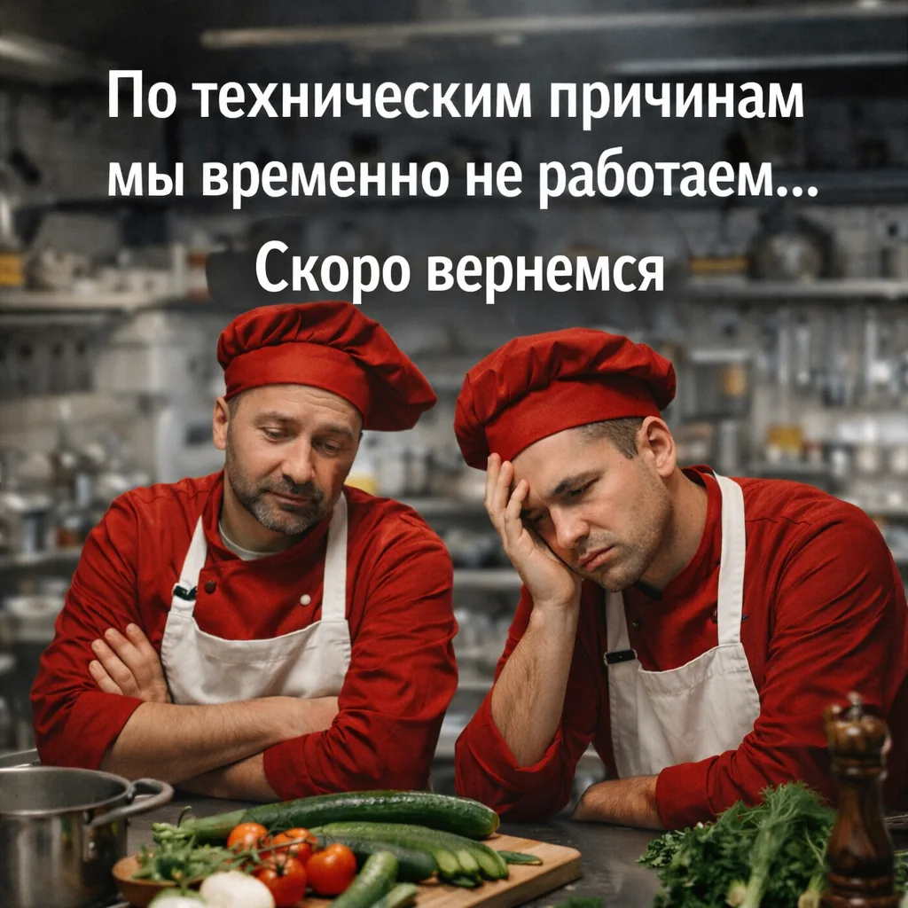 По техническим причинам мы временно не работаем.
