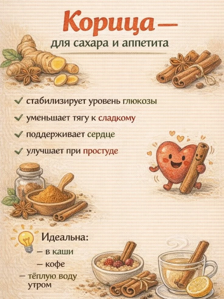 ПОЛЬЗА КОРИЦЫ