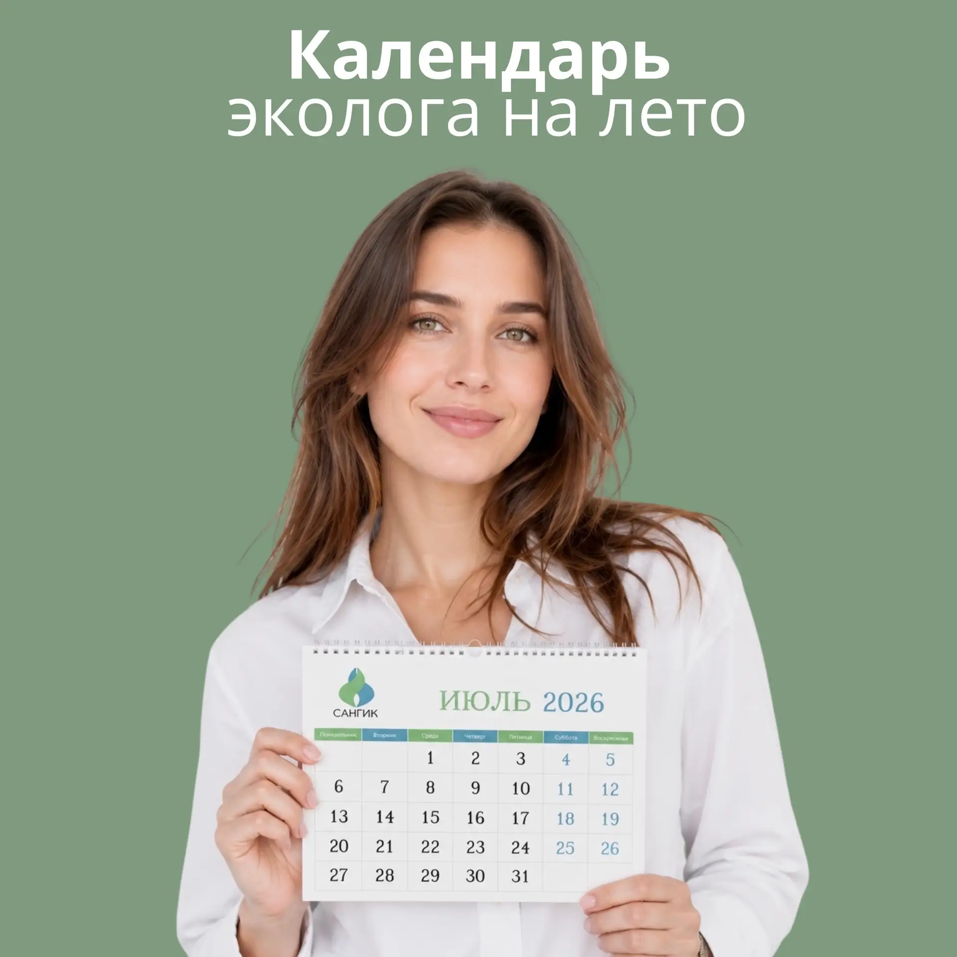 Календарь эколога на лето 🌿