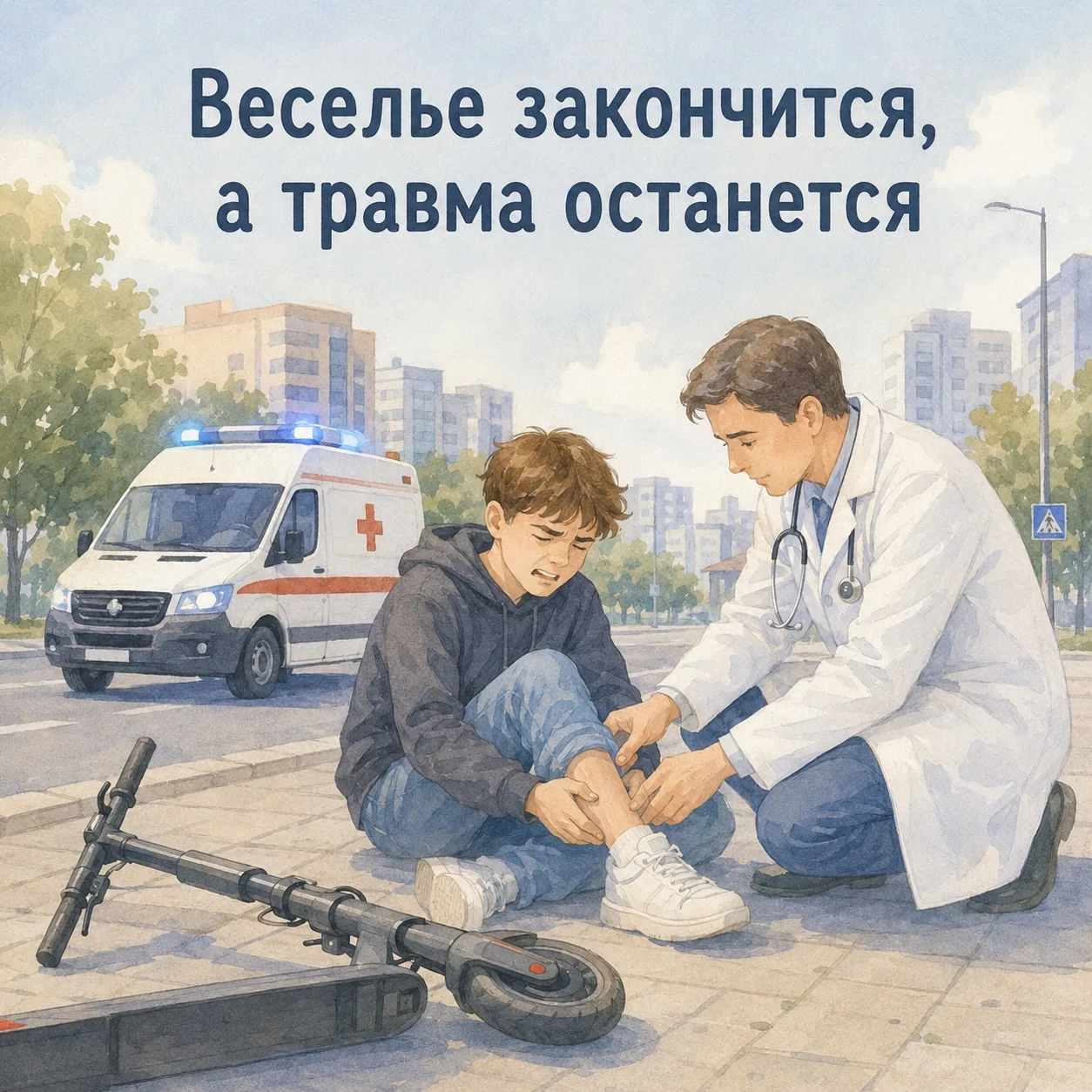 🙏 Здоровье важнее скорости и рискованных маневров!