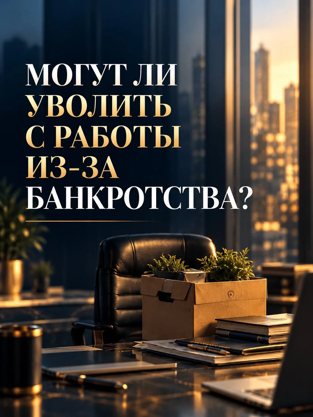 Могут ли уволить с работы из-за банкротства?