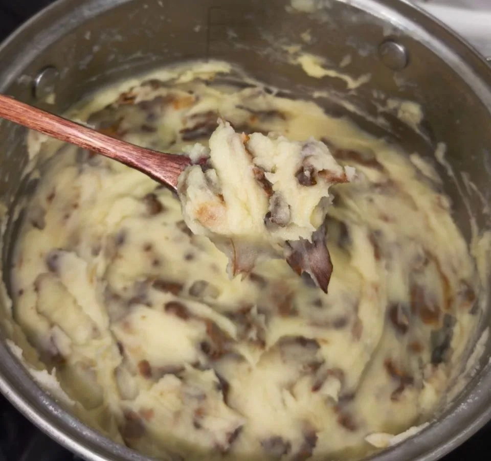Картофельное пюре с лисичками 🥔🍄