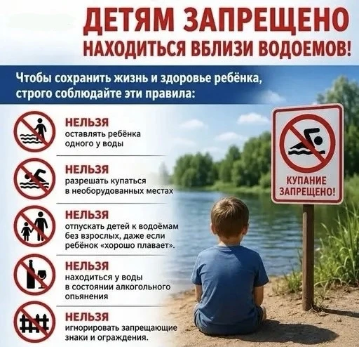 ☀️ Лето, солнце, вода: правила безопасного купания