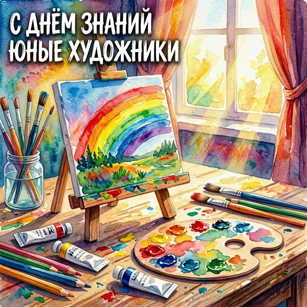 🎨 С Днем знаний, наши юные творцы!