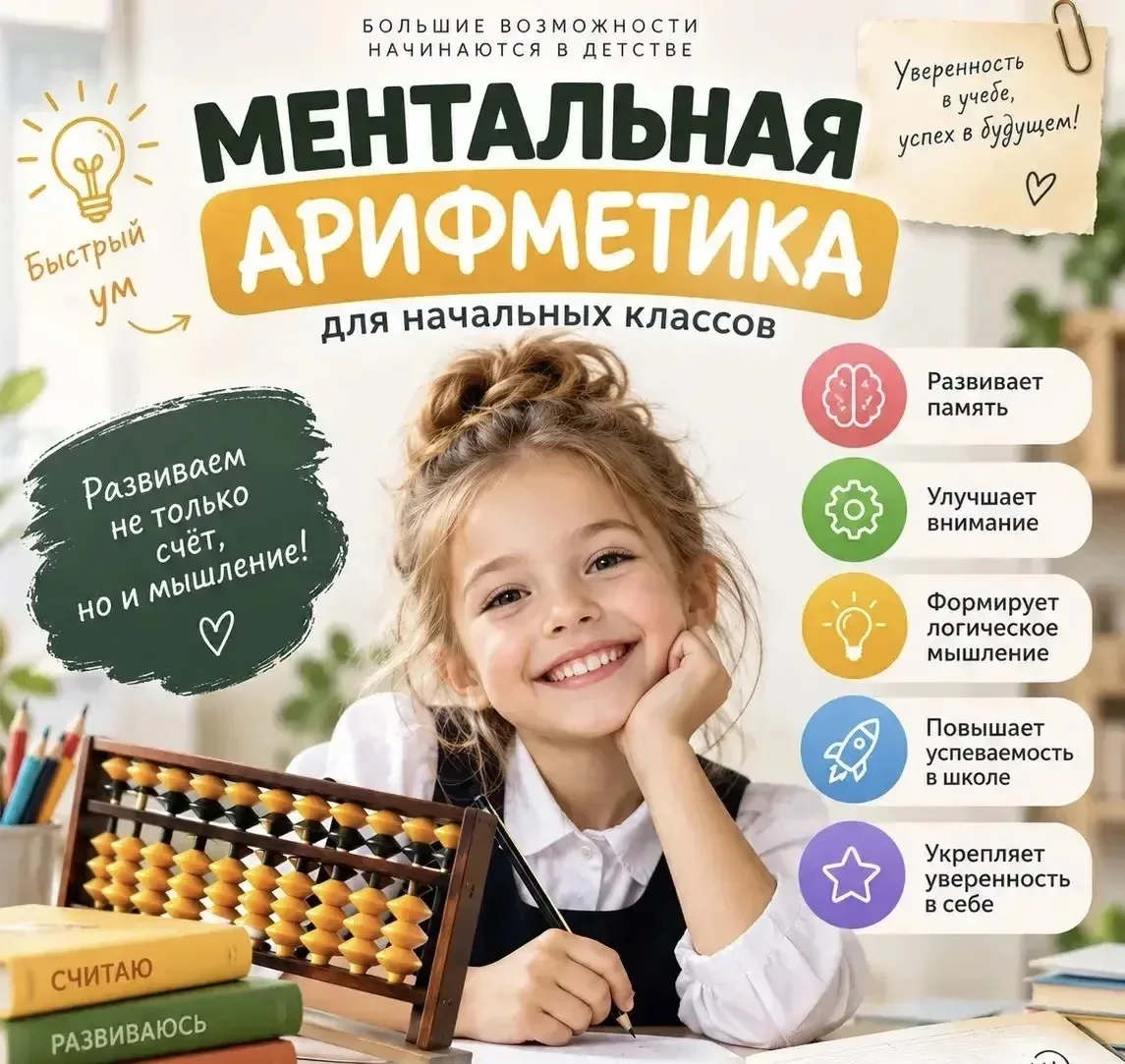 🧠 Ментальная арифметика - это не просто счет!