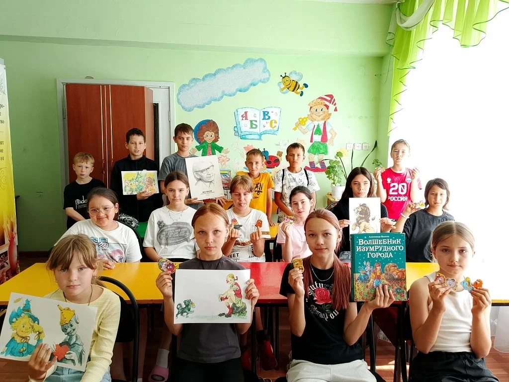 Городскую детскую библиотеку №8 посетили ребята из 2 отряда лагеря дневного пребывания «Внуки Салава