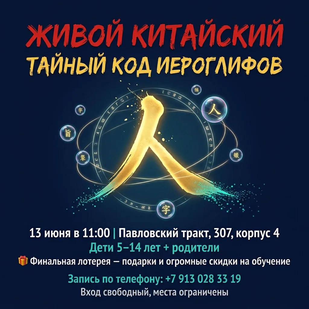 🐉 ЖИВОЙ КИТАЙСКИЙ: ТАЙНЫЙ КОД ИЕРОГЛИФОВ: СЕМЕЙНЫЙ КВЕСТ с НОСИТЕЛЯМИ