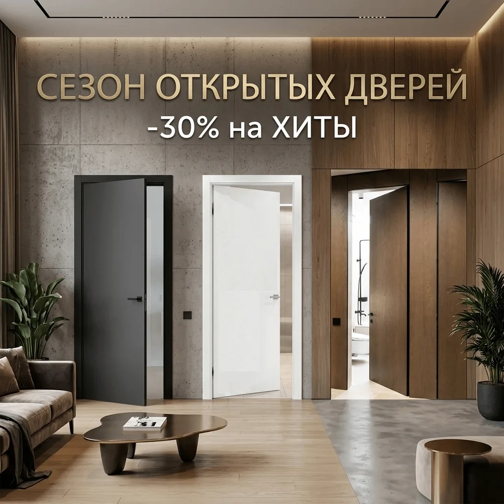 Хорошая новость для тех, кто сейчас делает ремонт: «Штыковские двери» снизили цены на полотна-хиты н