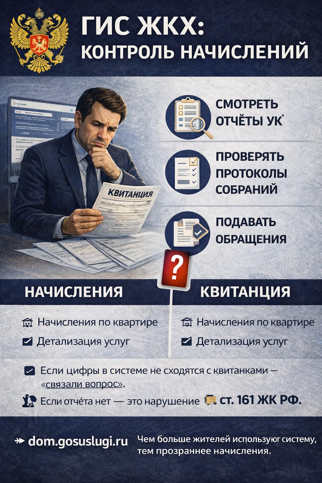 ГИС ЖКХ: 5 практических советов для жителей
Многие слышали про ГИС ЖКХ, но почти не используют.
А эт