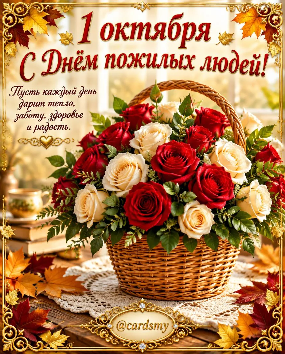 С днём пожилих людей!🍂💐