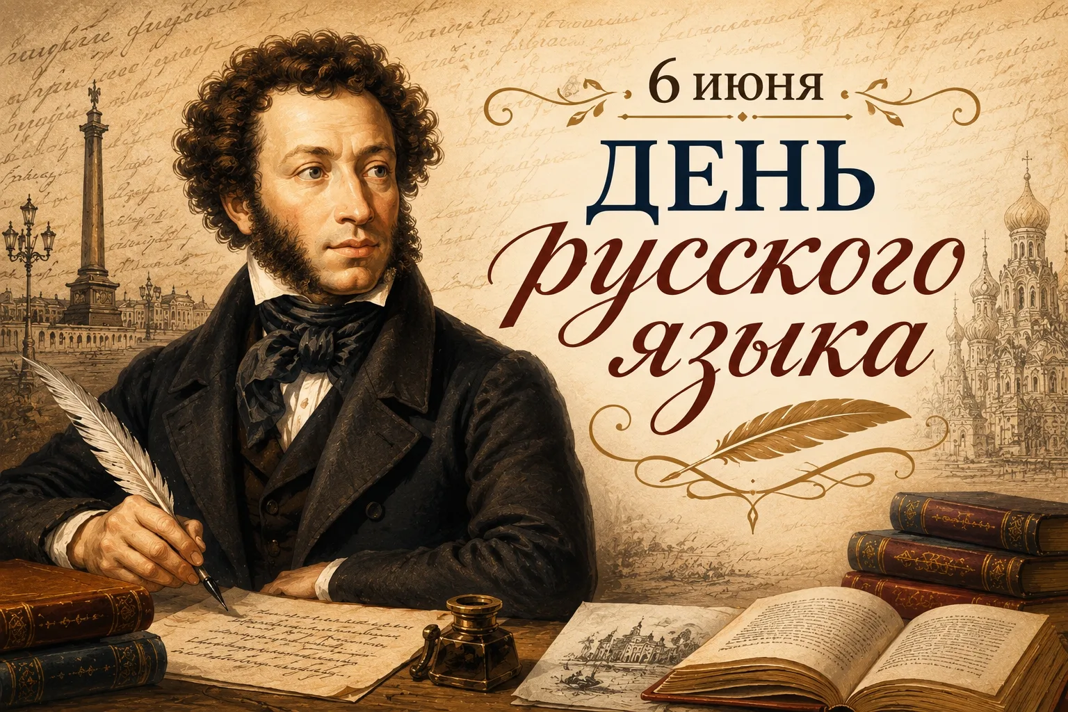 📚 6 июня в России отмечается День русского языка.

Дата выбрана не случайно — именно в этот день ро