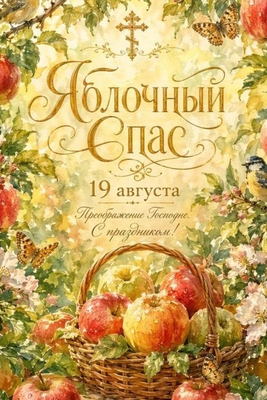 🍏✨ Яблочный Спас: Христианский Праздник и Символ Урожая ✨🍏