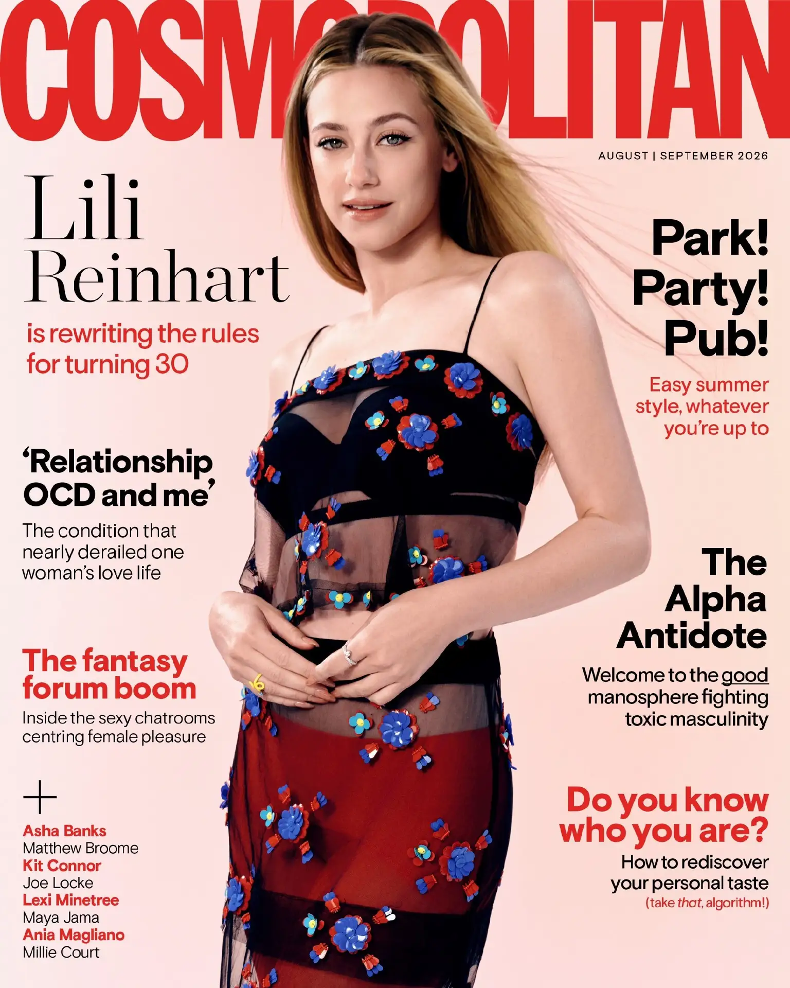 Какая же очаровательная Лили Рейнхарт на снимках для Cosmopolitan!