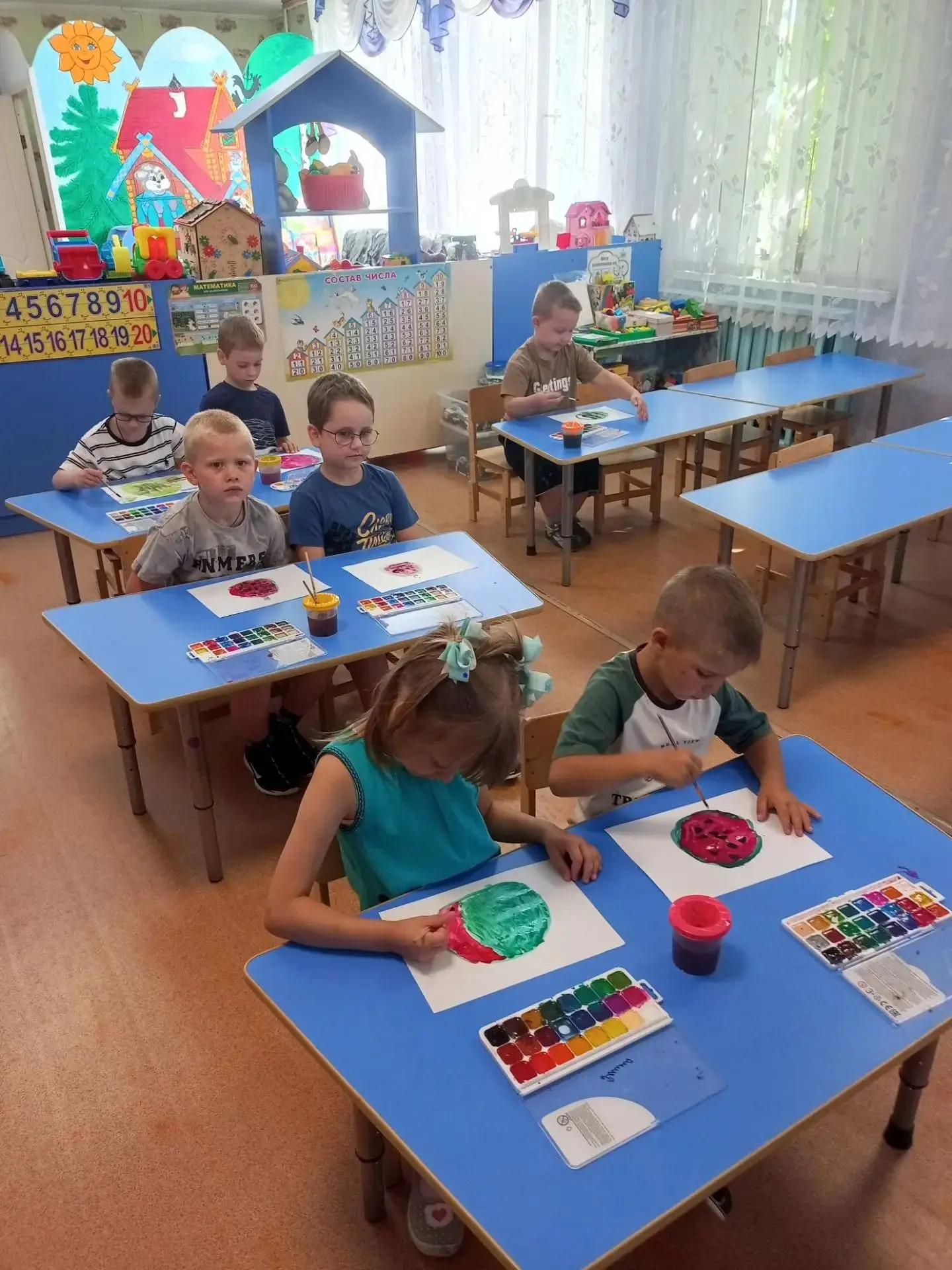 "День Арбуза 🍉"- под таким названием прошёл тематический день в старшей группе "Солныш...