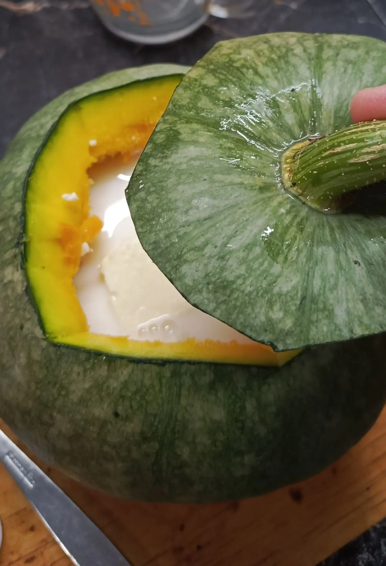 Приготовила сегодня кашу рисовую в тыкве, вкусно но долго😋 надо было немного рис отвар...