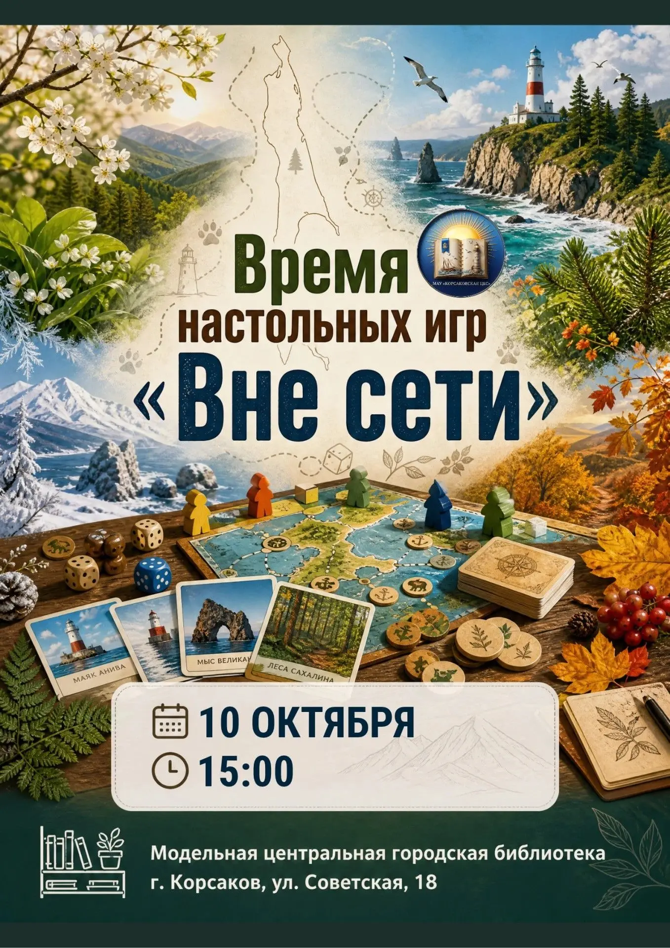 "Вне сети": время настольных игр в библиотеке