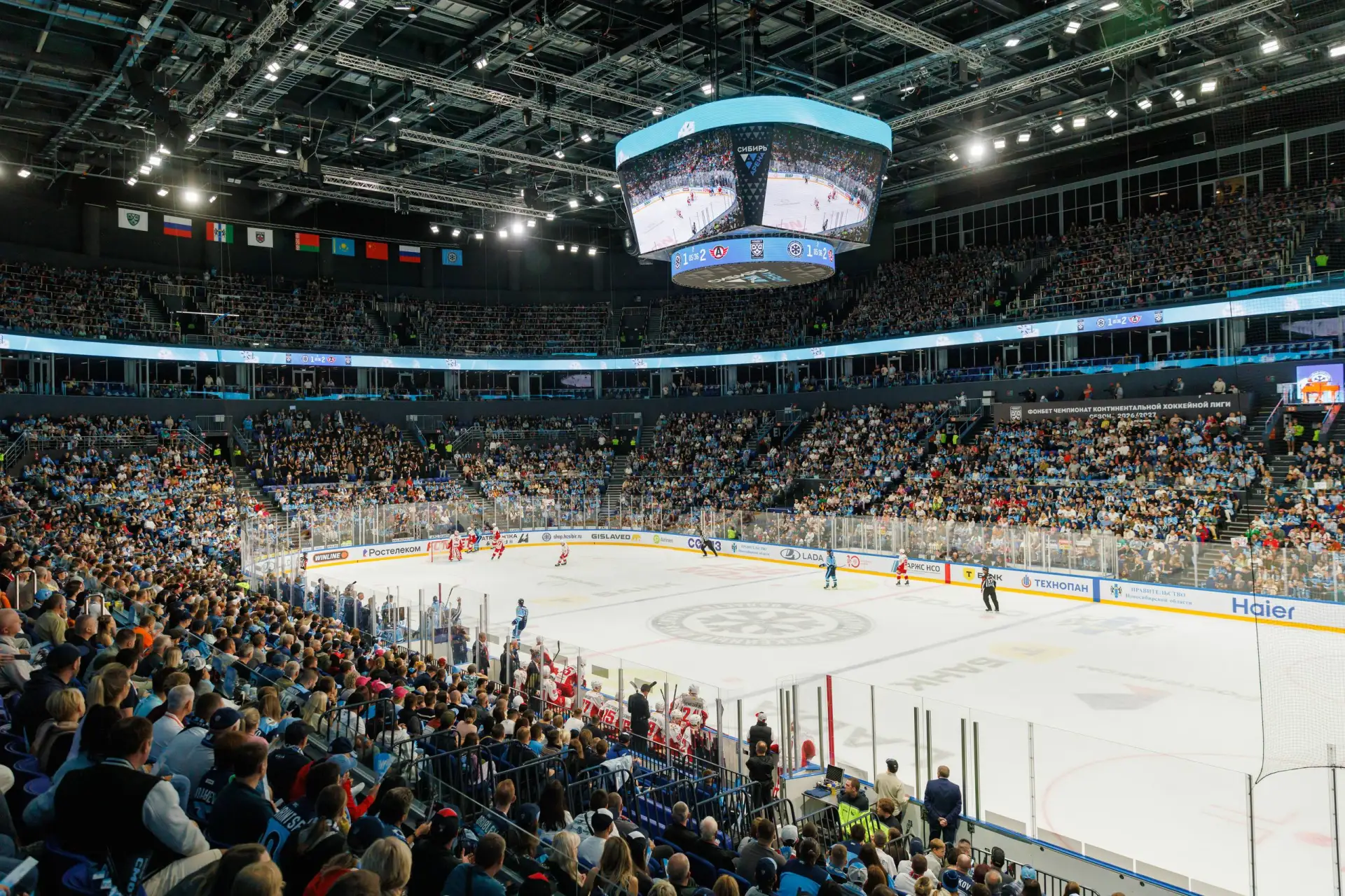 «Сибирь» вошла в пятёрку самых посещаемых клубов КХЛ в сентябре 💙