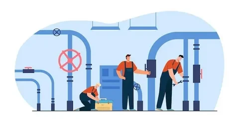 ООО "КЭСК" Информирует Вас о том, что в связи с ремонтными работами по устранению утечки на котельно
