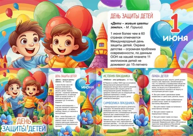 01 июня! День защиты детей!