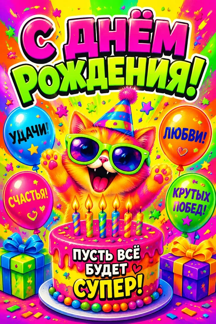 Поздравляем с Днём рождения! 🎂🎁