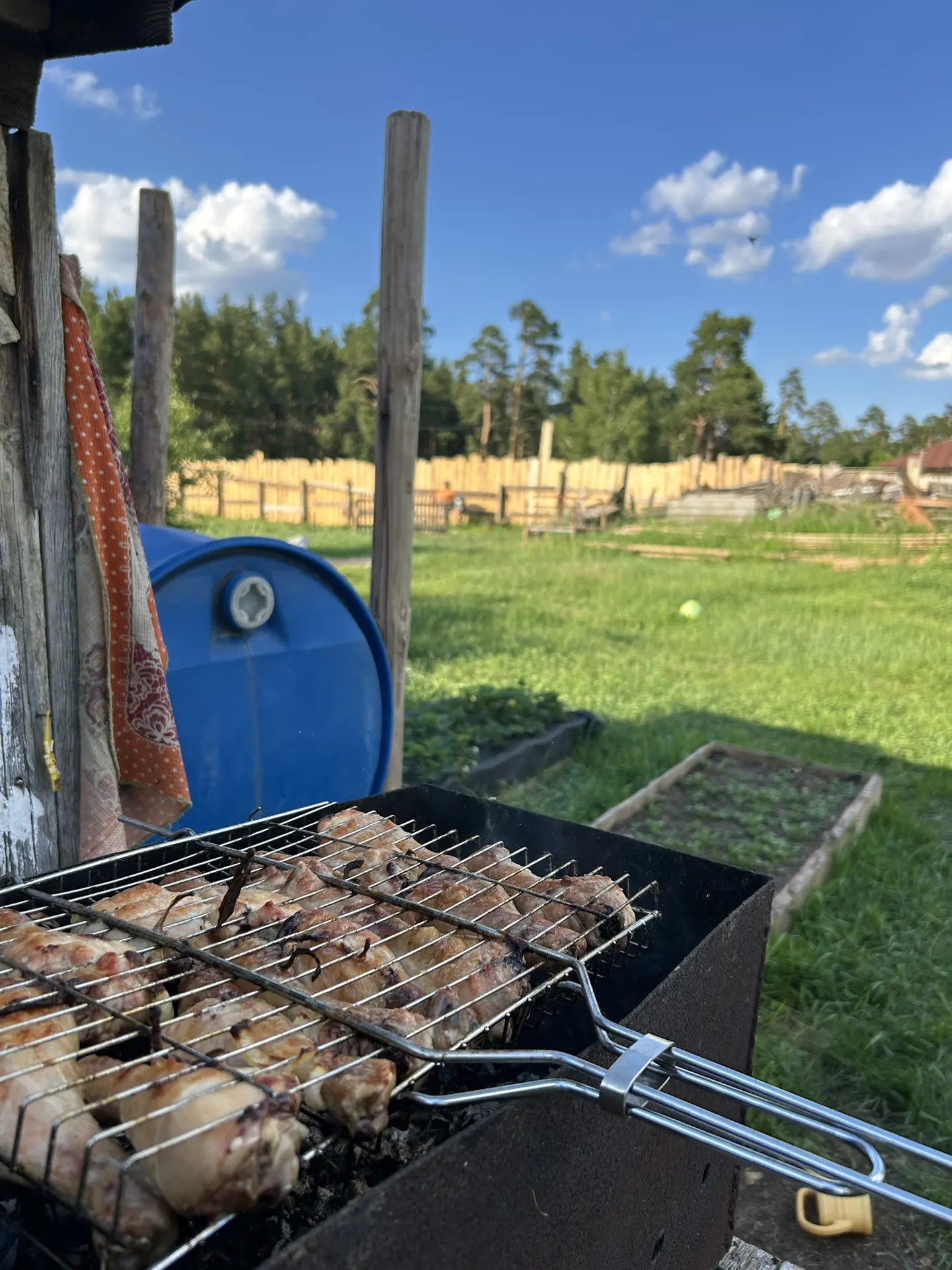 В рандомную среду пожарить куриные ножки 🍗 на гриле - это счастье 🫶
