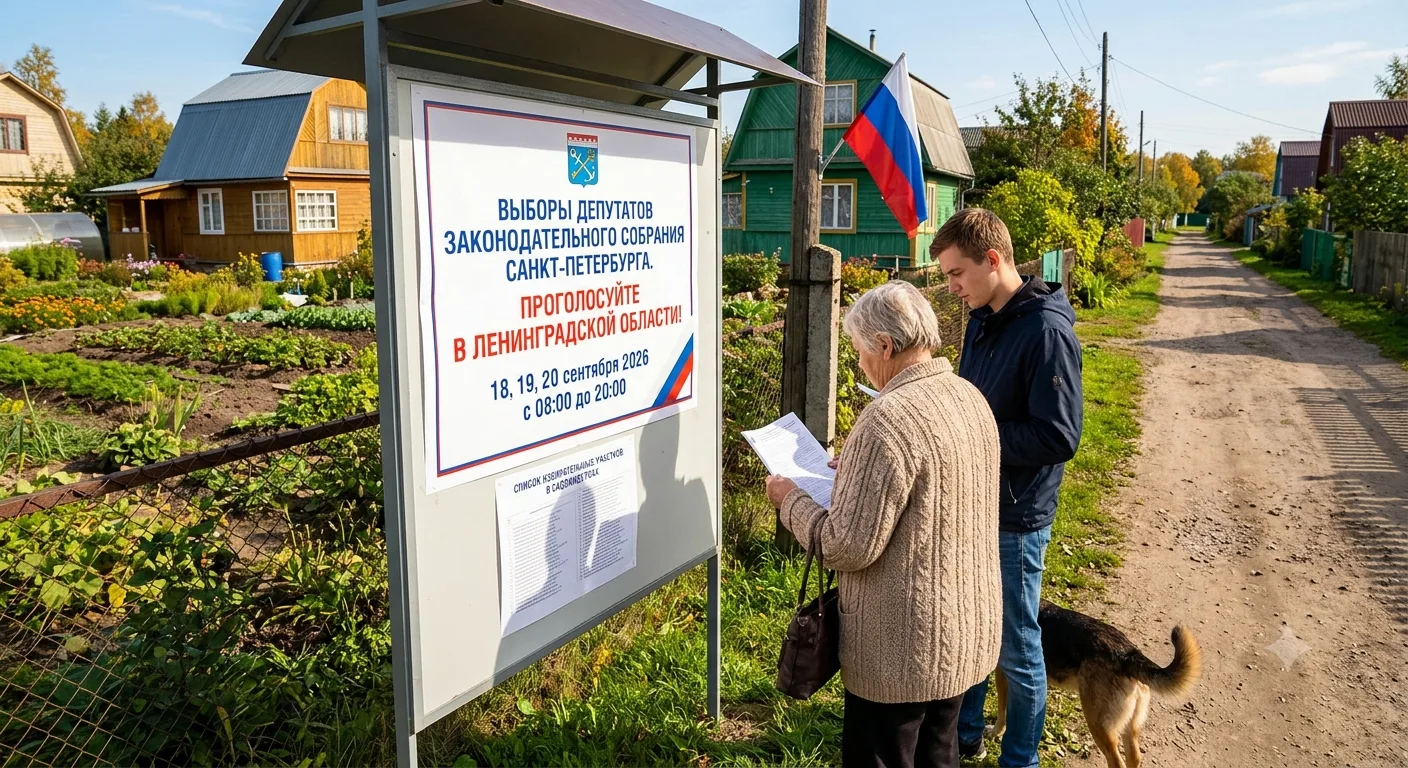 🗳️ Выборы депутатов Законодательного Собрания Санкт-Петербурга — в садоводствах Ленинг...