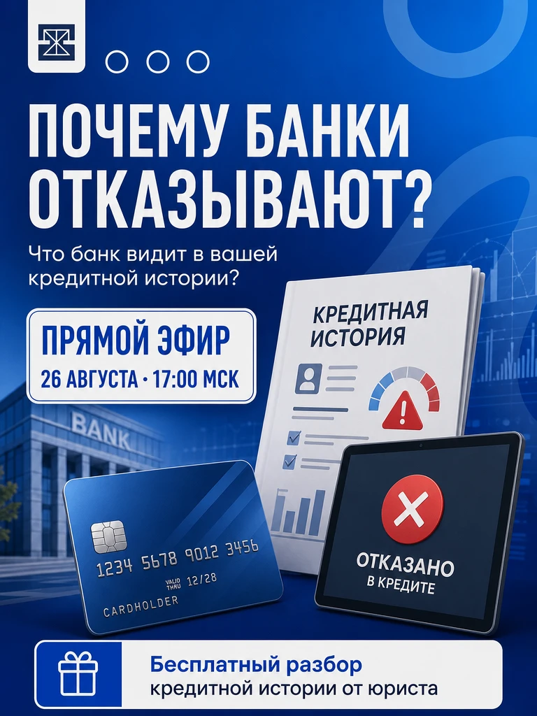 ПОЧЕМУ БАНКИ ОТКАЗЫВАЮТ В КРЕДИТЕ?
