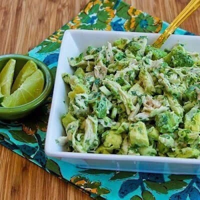 Куриный салат с авокадо и кинзой💚