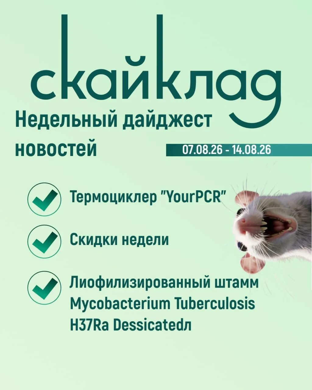 Недельный дайджест новостей от Скайклад!