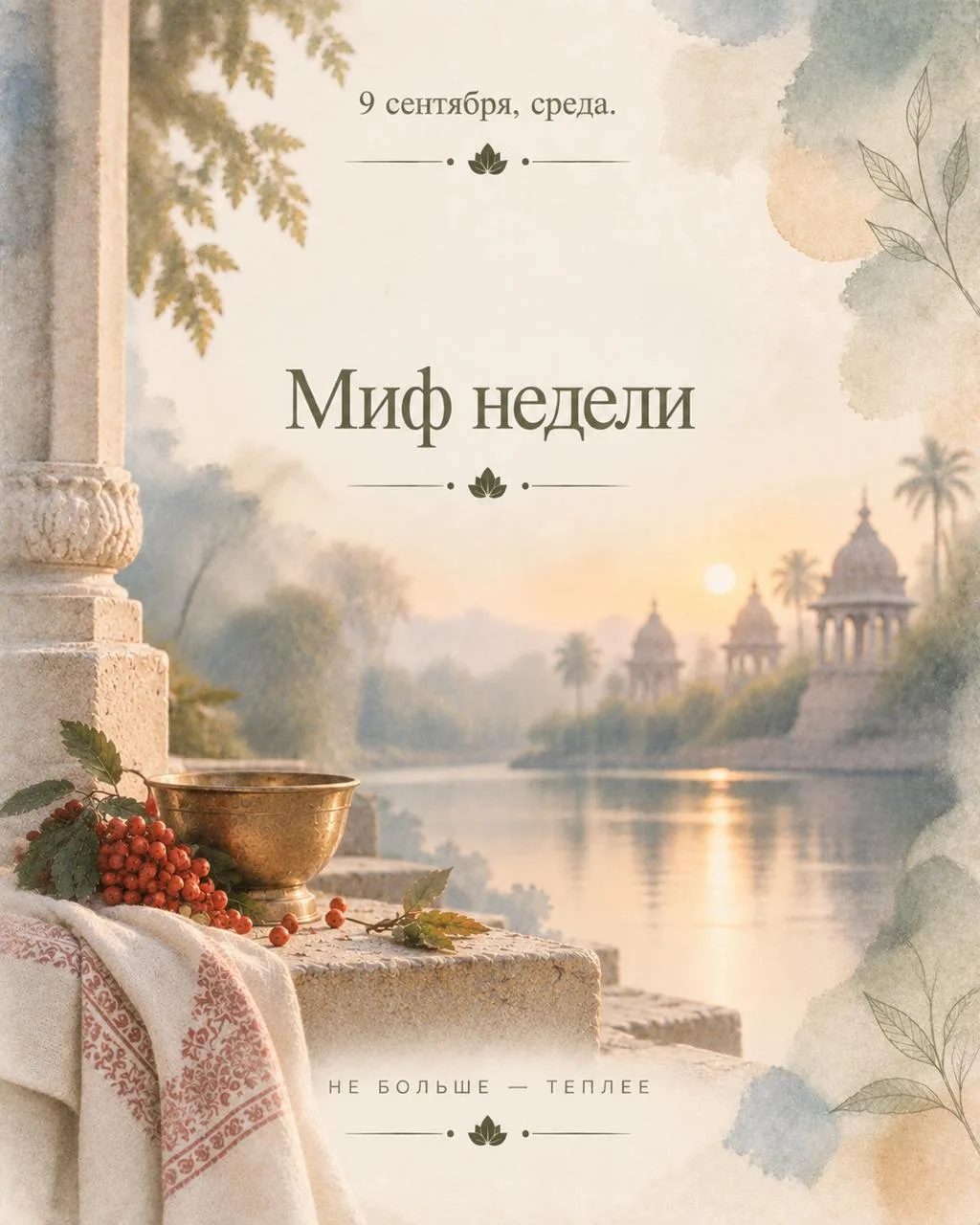 9 сентября, среда.
