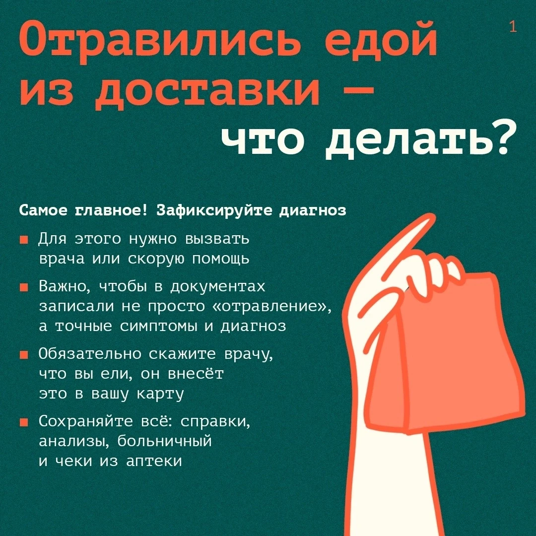 🍗 Отравились шаурмой или роллами из доставки? За это можно получить деньги!