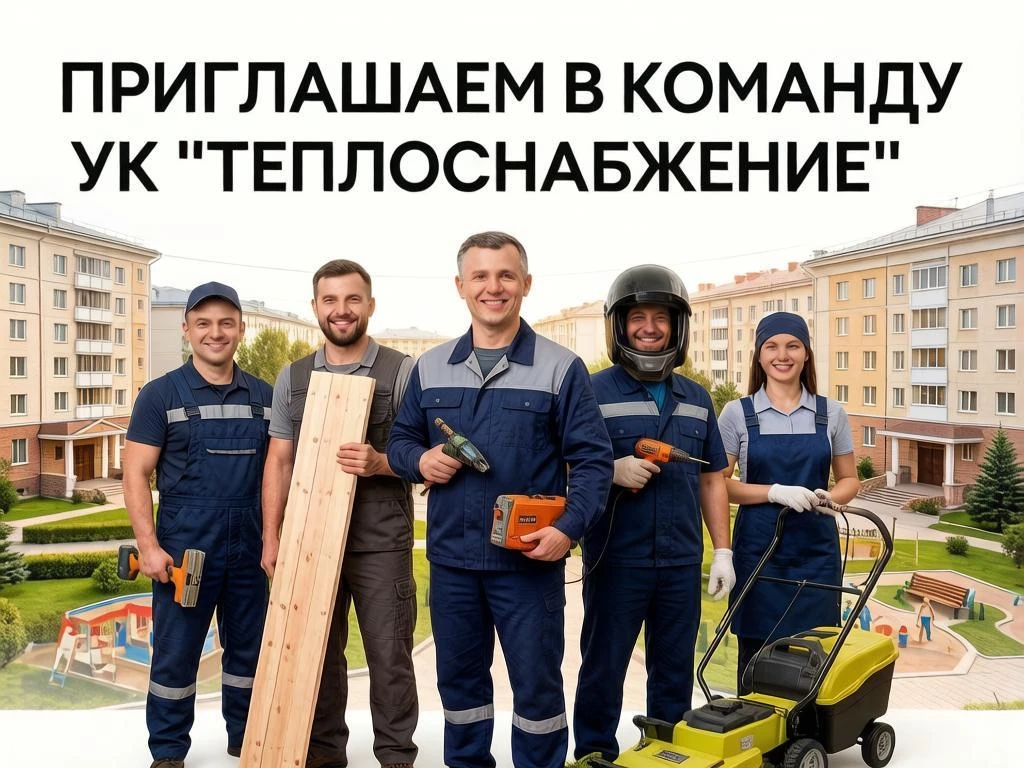 🔧 Приглашаем в команду УК «Теплоснабжение»!