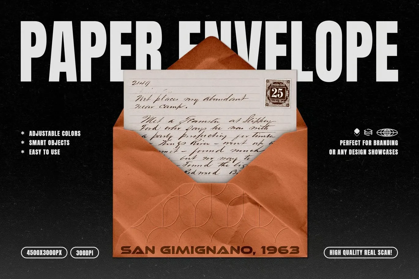 ✅ Small Paper Envelope Mockup
