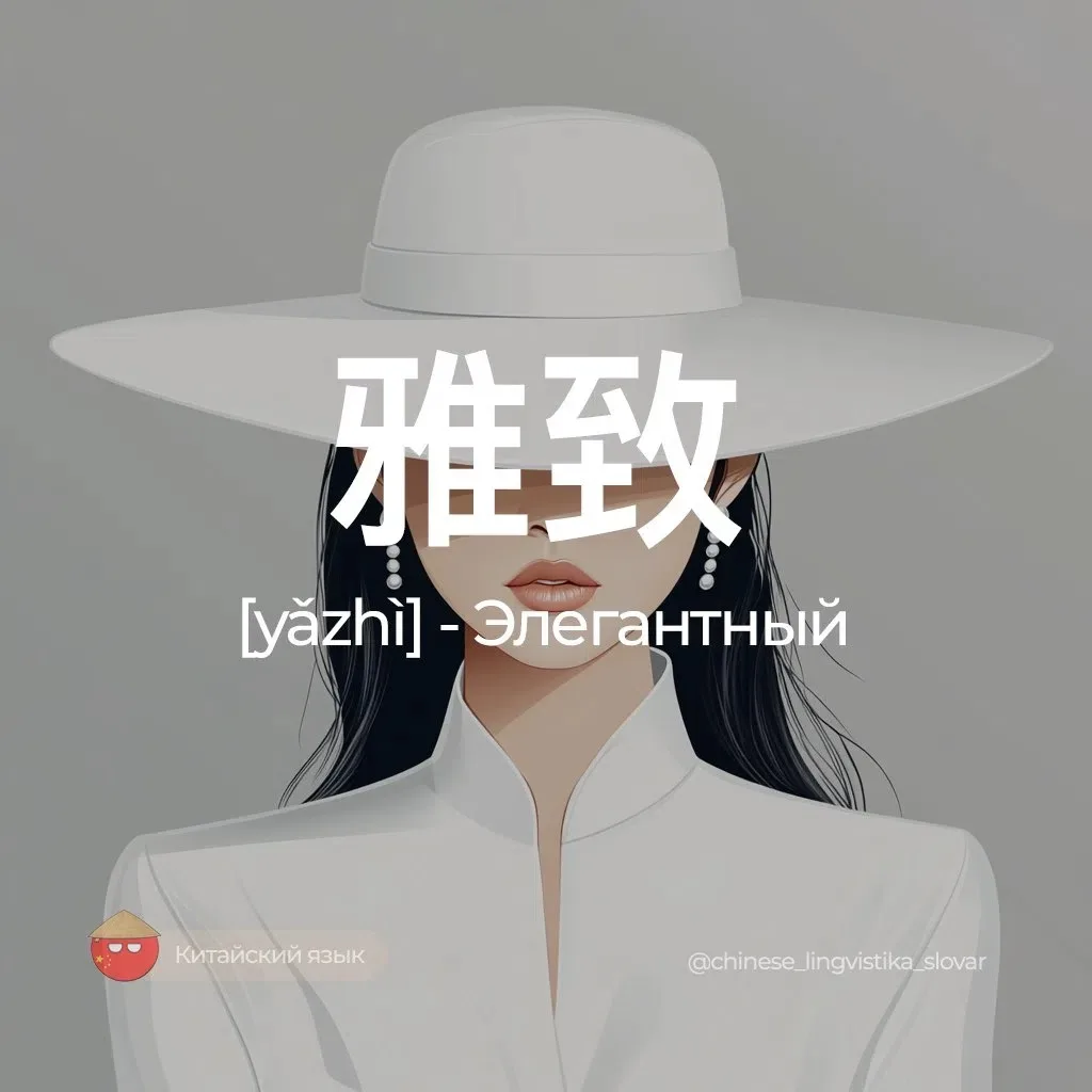 Элегантный — 雅致 [ячжи]

Связанные слова:
优雅 [yōuyǎ / юя] — Изящный.
高雅 [gāoyǎ / гаоя] — Изысканный.
