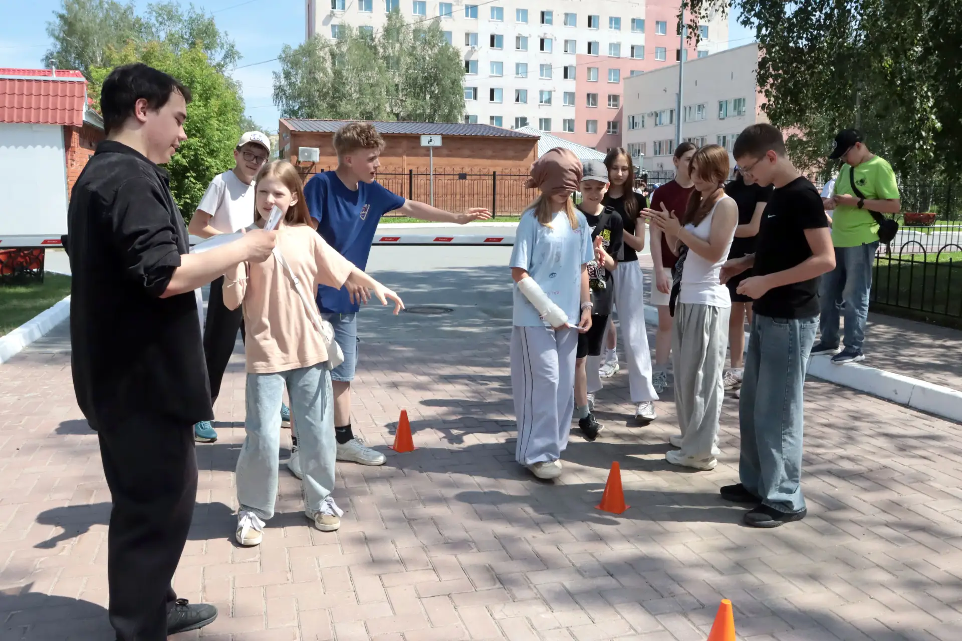 🤝Чем ближе окончание смены "Архитектура времени", тем лучше спорится работа в лагере "...