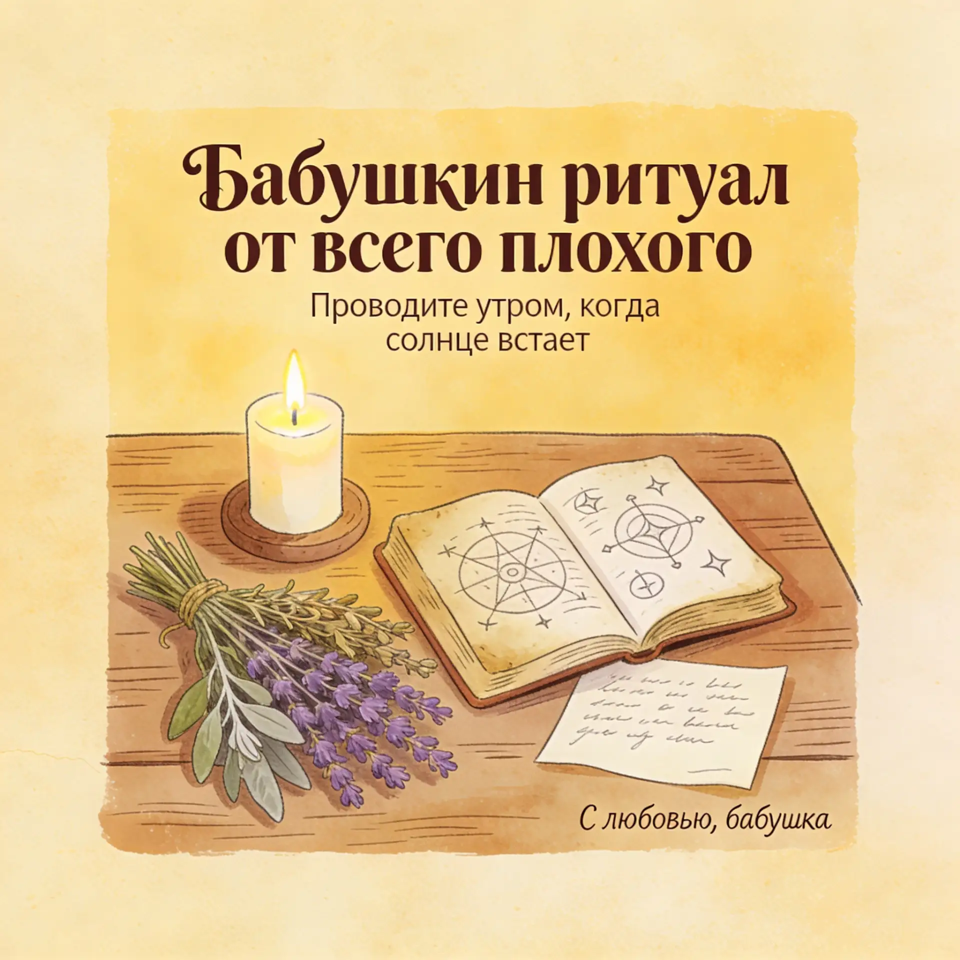 🤩 Бабушкин ритуал от всего плохого
