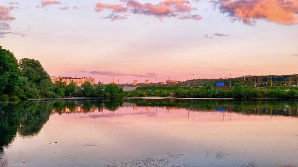Сегодня на закате), р. Десна