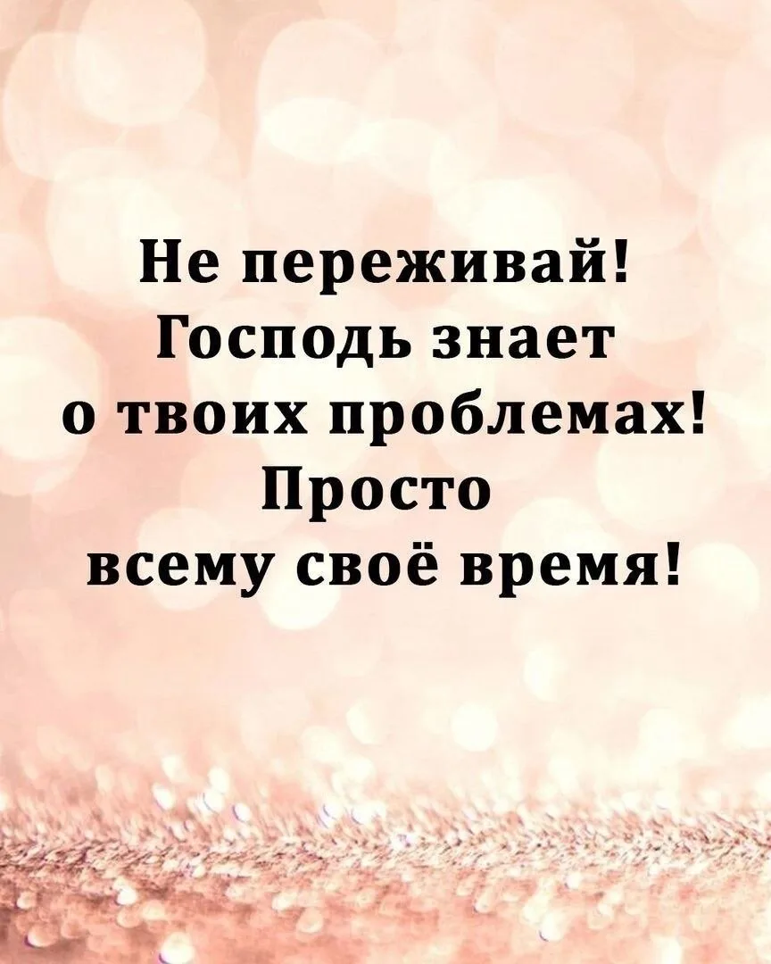 Не сосредотачивайтесь на трудностях, а с доверием предавайте их Господу.