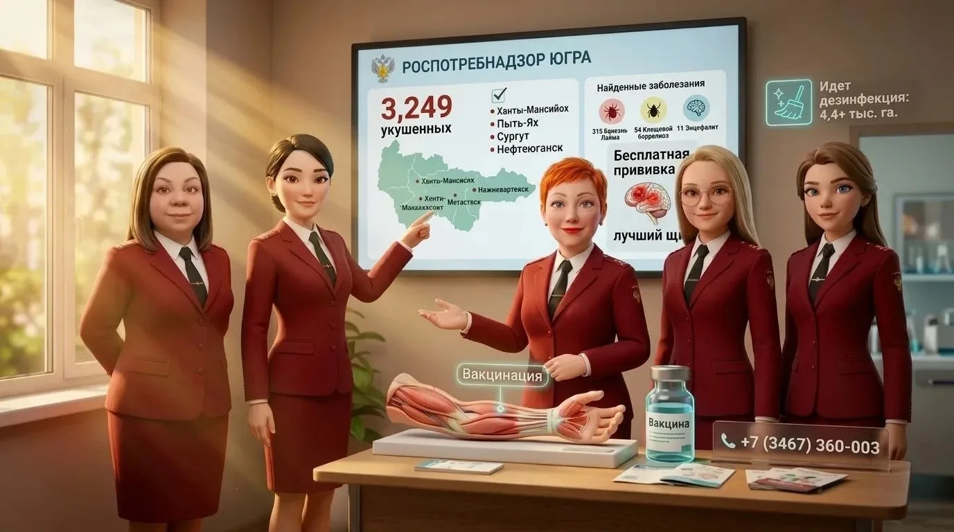 3 249 укушенных с начала весны: клещи в Югре не на шутку активизировались