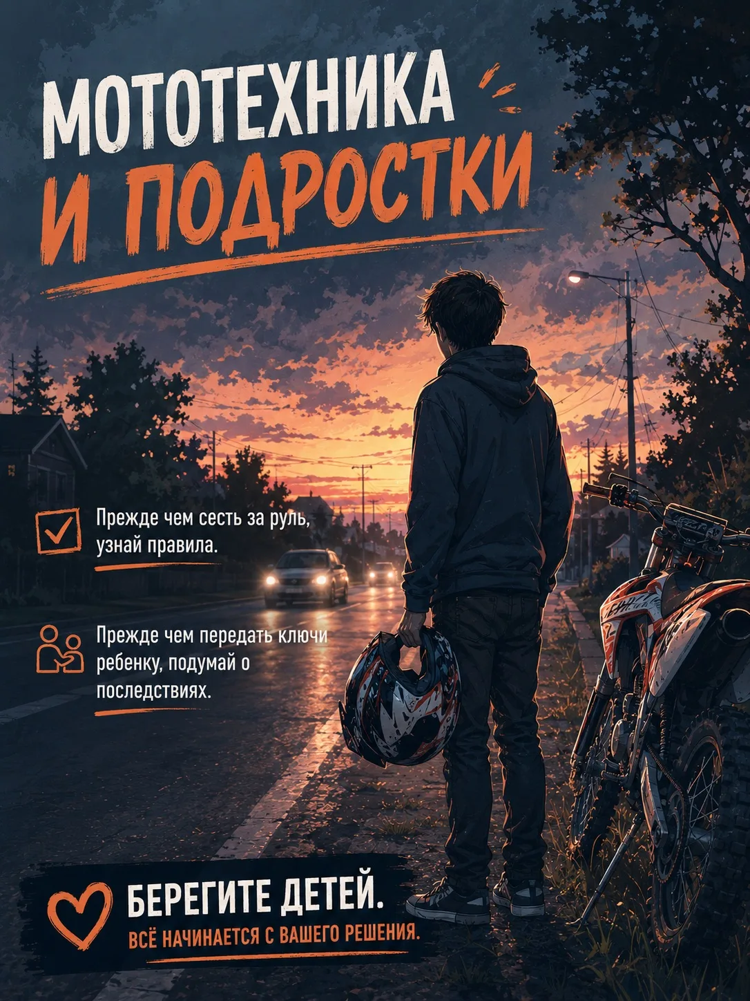 🏍️Мототехника и подростки. Правила, которые сохраняют жизнь
