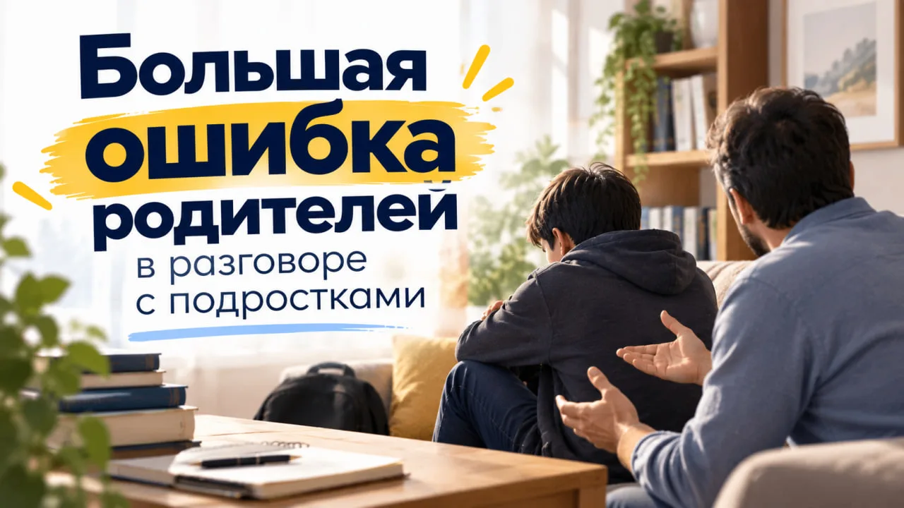 Часто мы не проигрываем в разговоре с подростком содержанием. Мы проигрываем временем и...