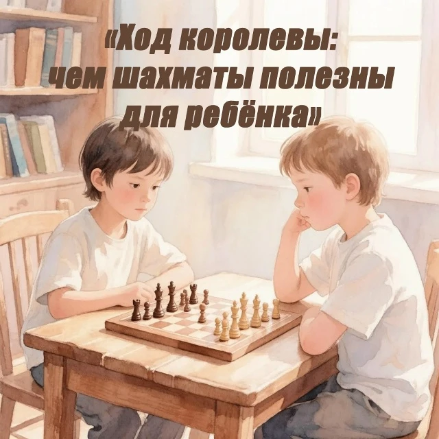 «Ход королевы: чем шахматы полезны для ребёнка»
 
✍️Рубрика «Советы психолога»
 
20 июля — Междунаро