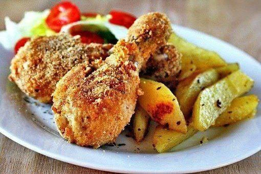 Куриные ножки с аппетитной хрустящей корочкой